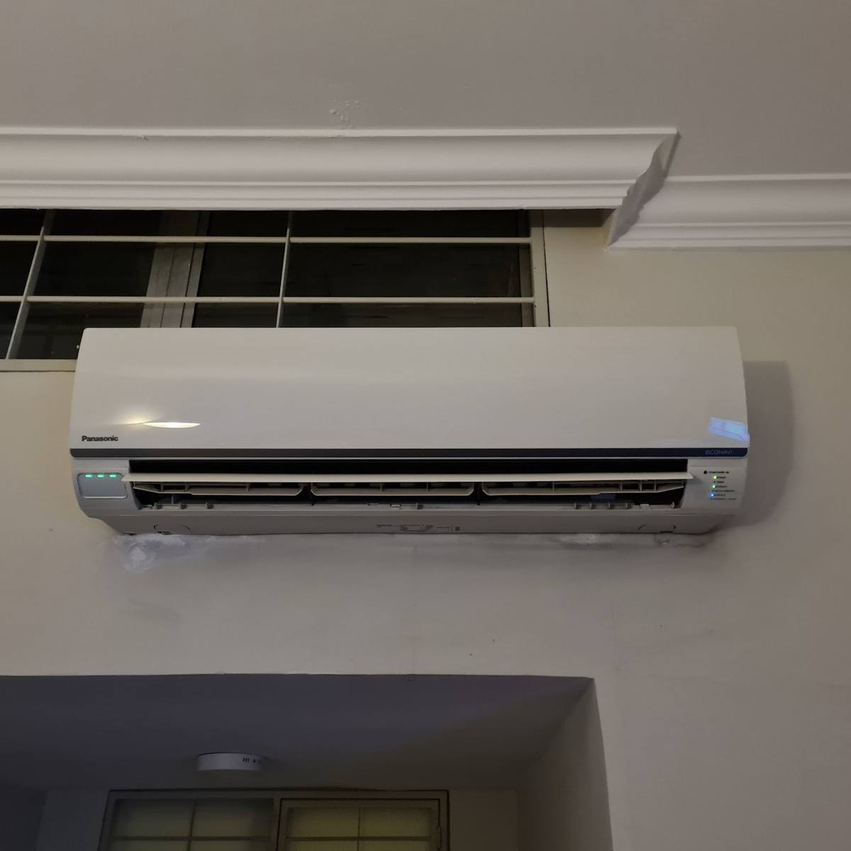 Panasonic wall unit after service